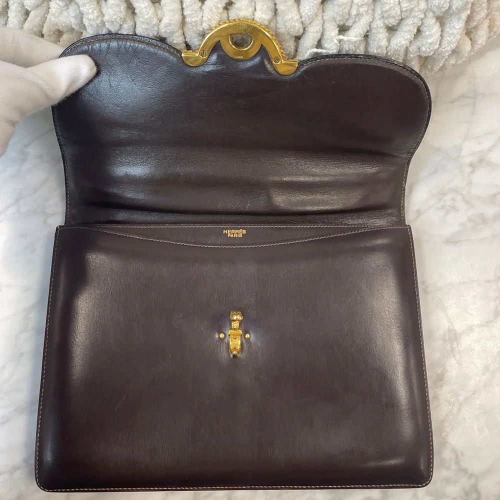 Hermes vintage box sac basic handle bag
